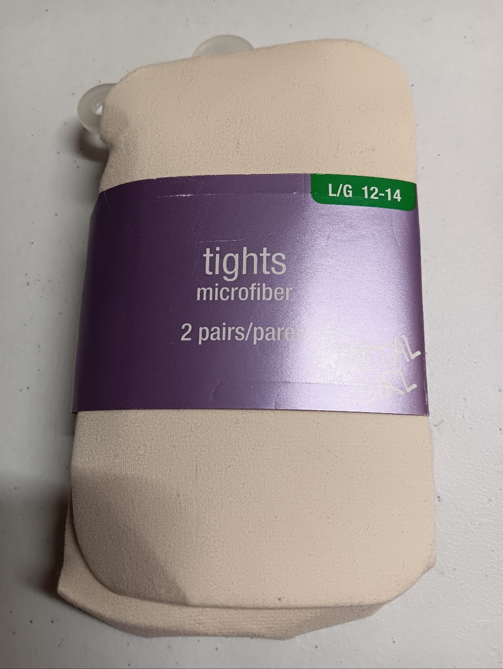 Total Girl Microfiber Tights NWT